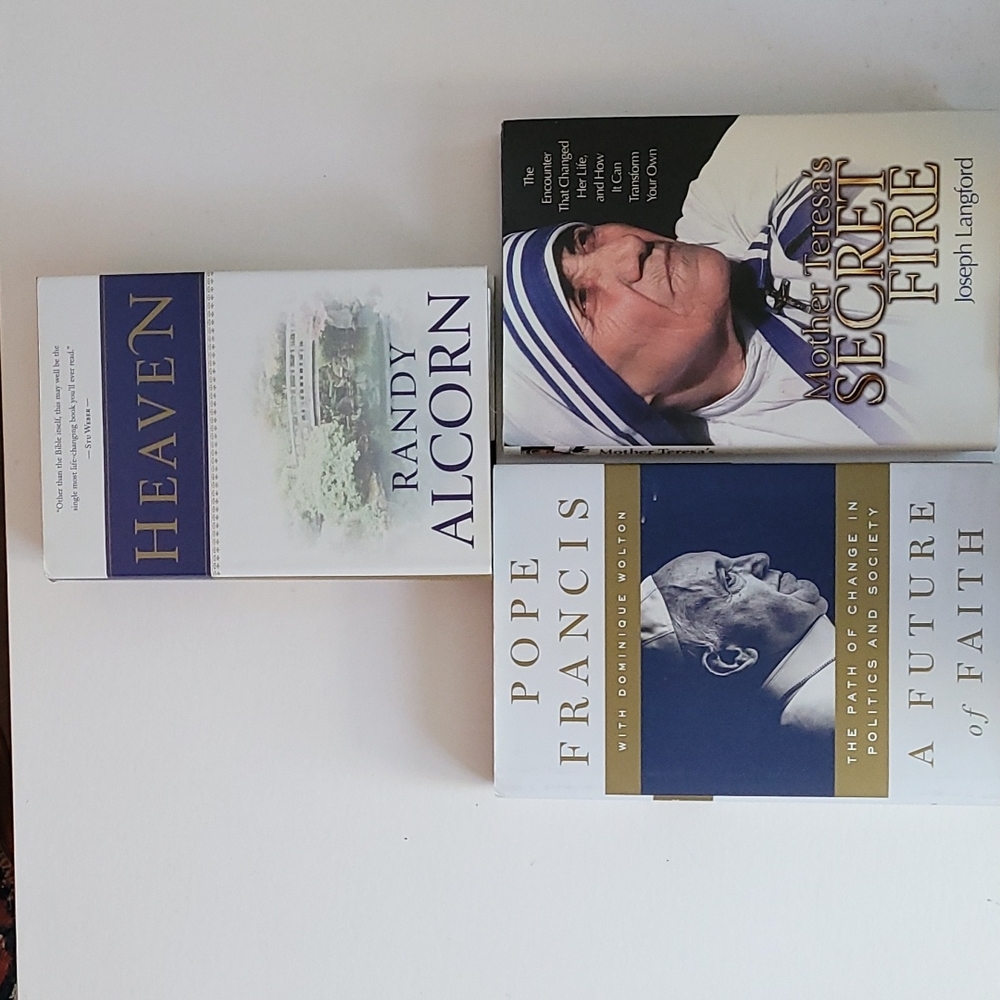 Heaven, Mother Teresa,  Pope Francis Hard cover books